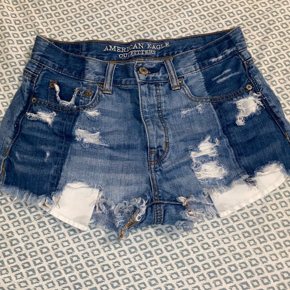 American Eagle Distressed Shorts